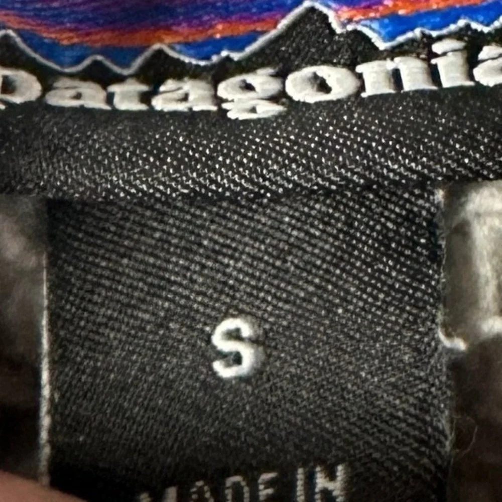 Patagonia Los Gatos Sweater Womens Small Grey Quarter Zip Fleece Pullover Logo